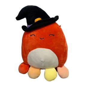 Squishmallows Halloween Detra Witch Octopus 12" Plush EUC